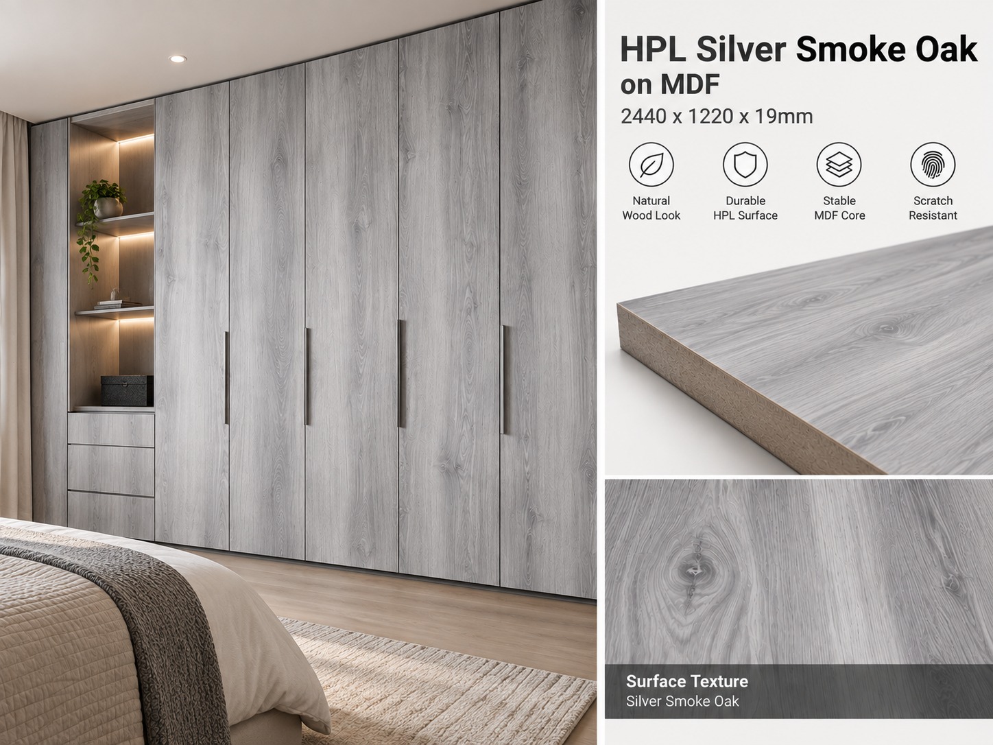 HPL_Silver_Smoke_Oak_Wardrobe_Application