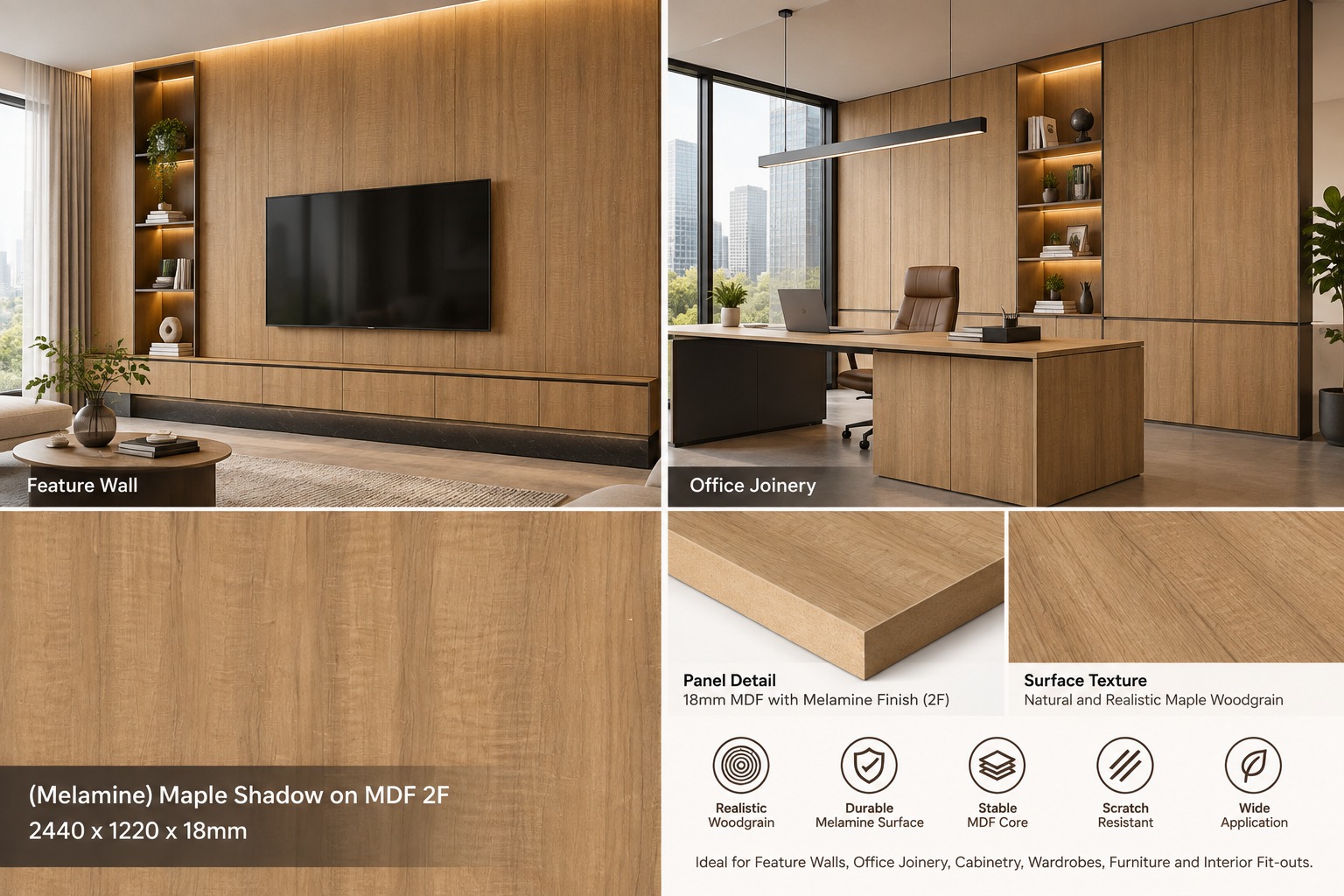 Melamine_Maple Shadow_Office Application