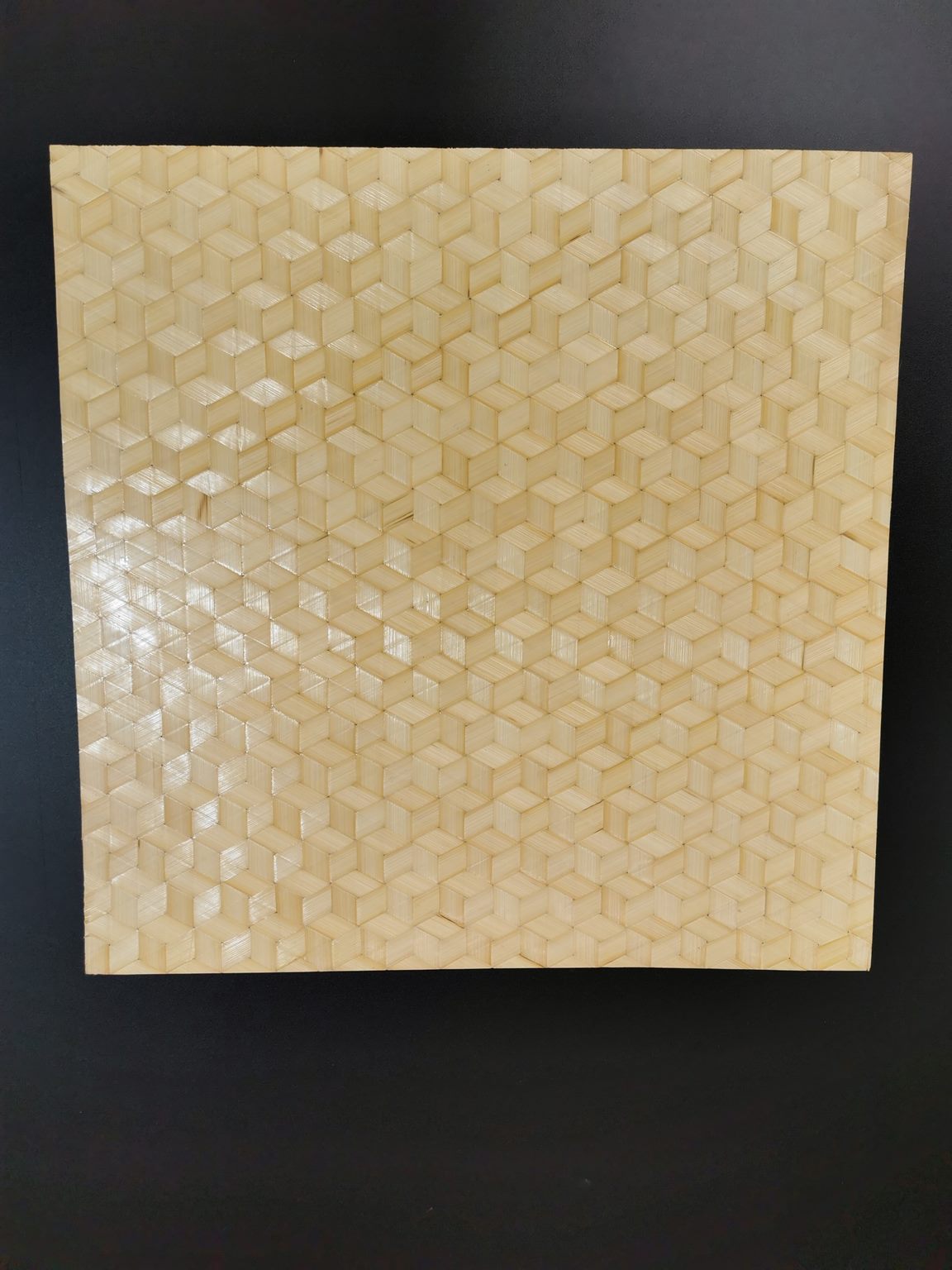 Woven Bamboo Diamond 595x595x0.8mm