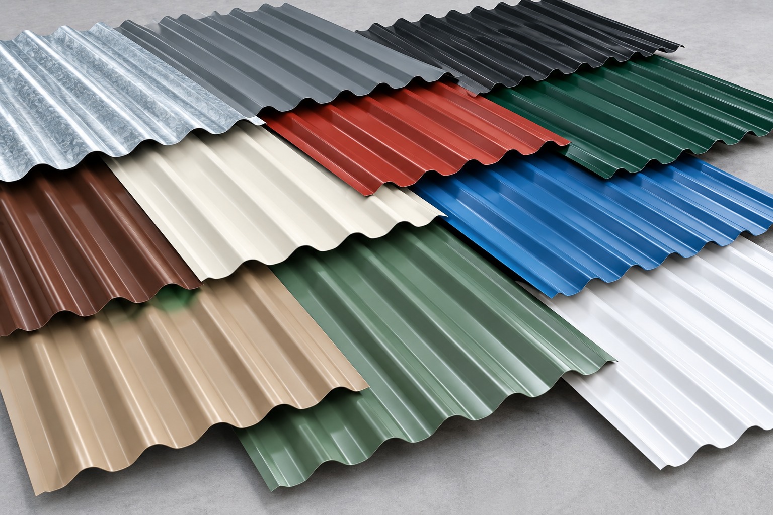 Corrugated color steel